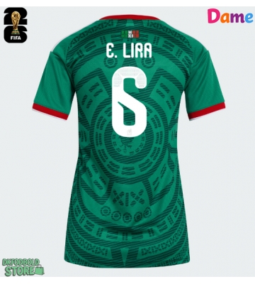 Mexico Erik Lira #6 Replika Hjemmebanetrøje Dame VM 2026 Kortærmet